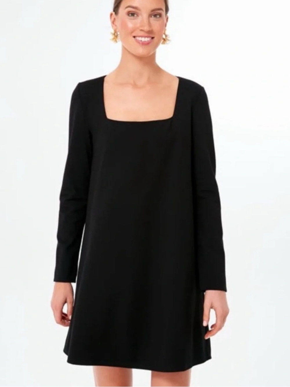 NWOT Tuckernuck Black Long Sleeve Middleton Dress- size large